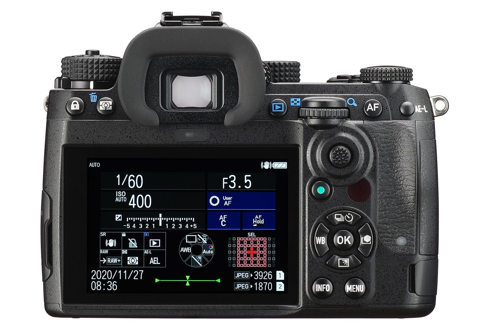 Pentax K-3 III LCD