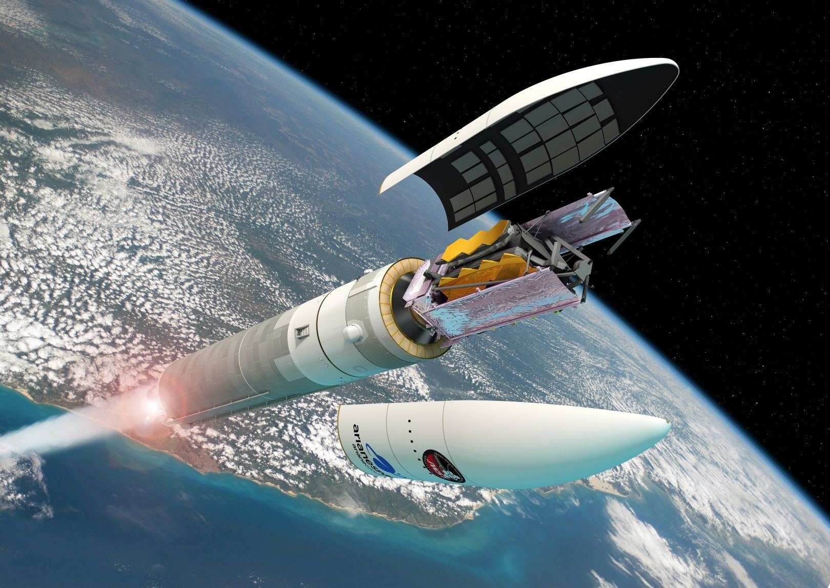 Wizualizacja start JWST
