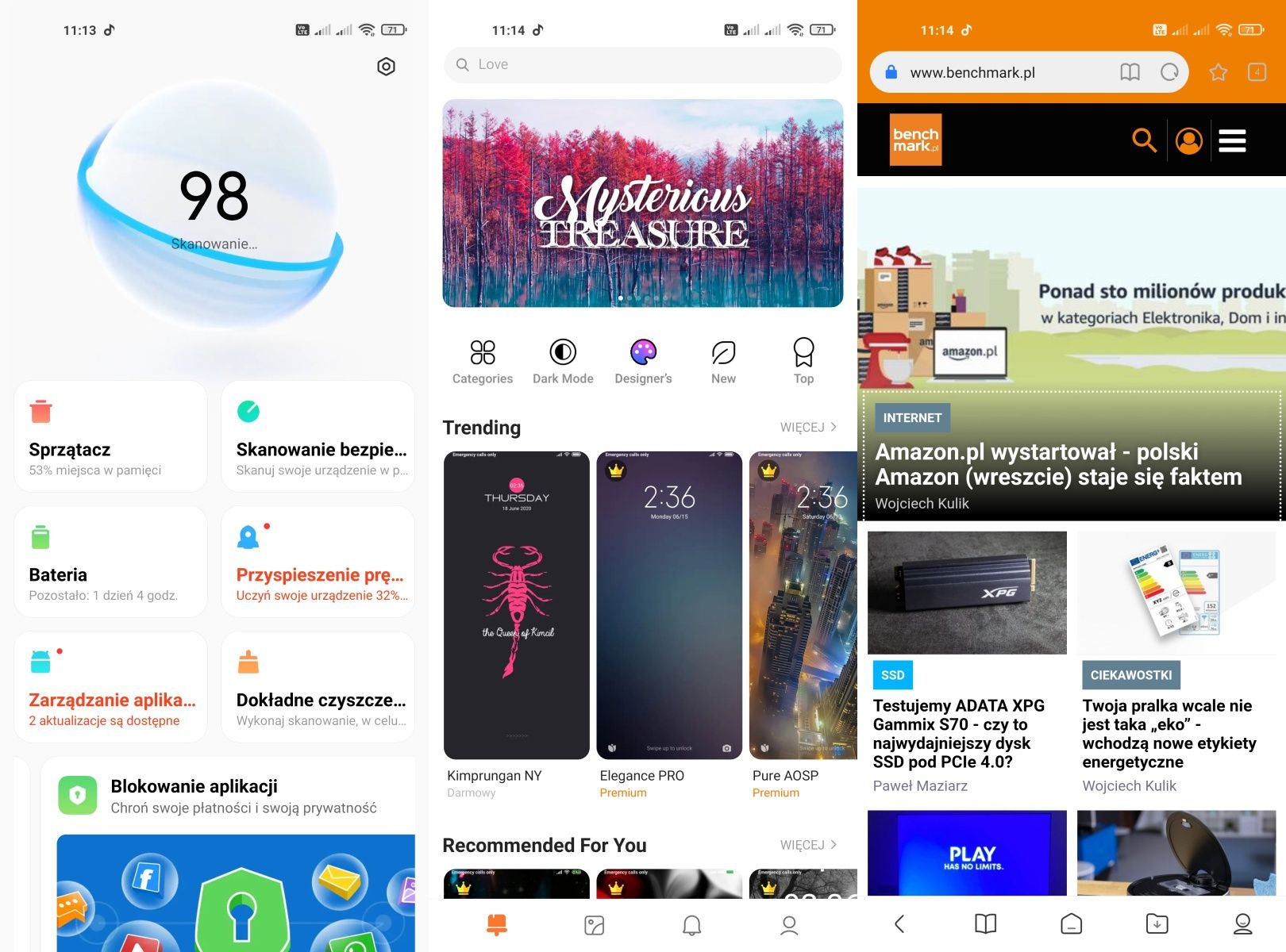 Xiaomi Mi 11 aplikacje