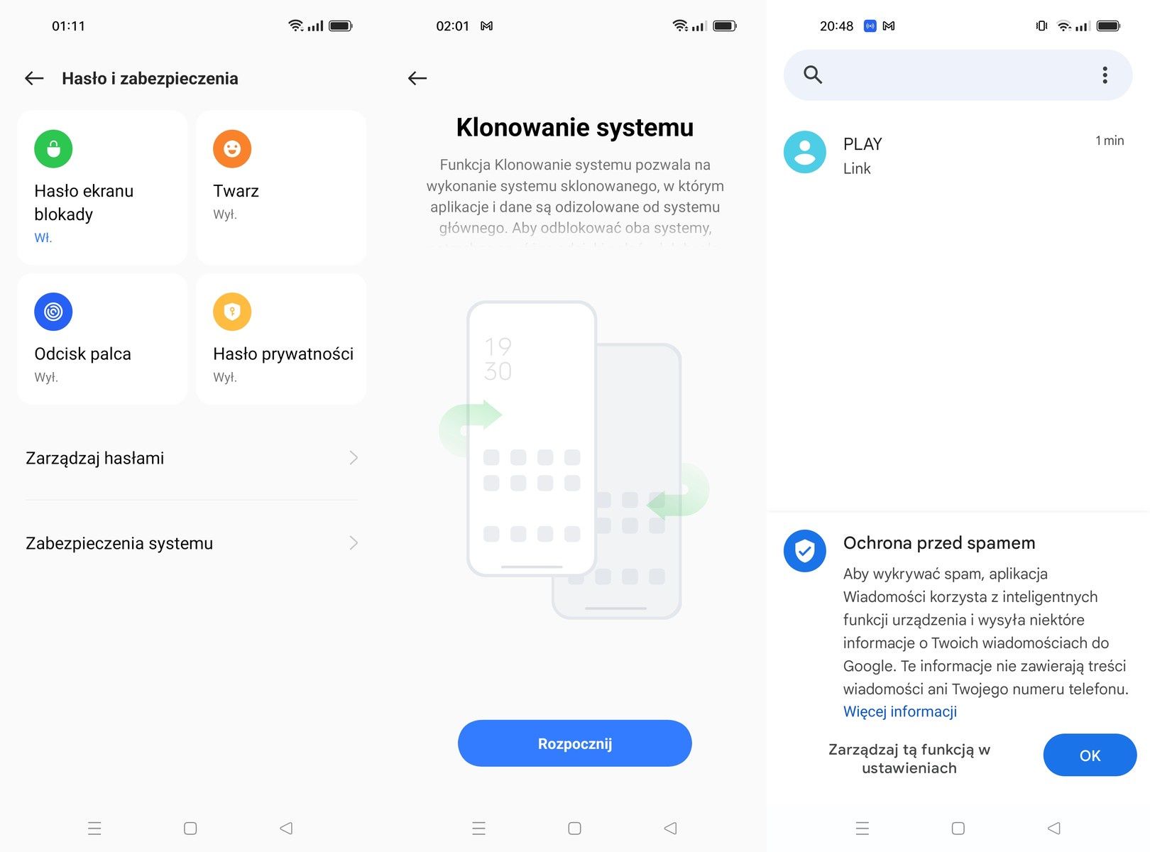 Realme 9 Pro+ zabezpieczenia