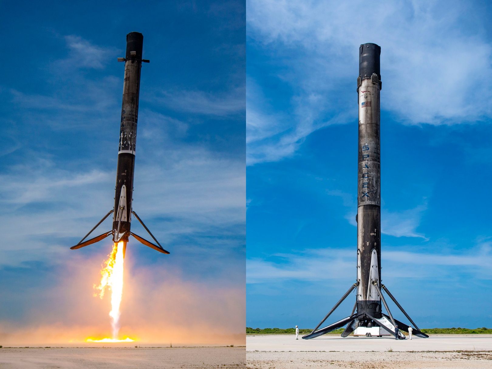 Falcon 9 lądowanie