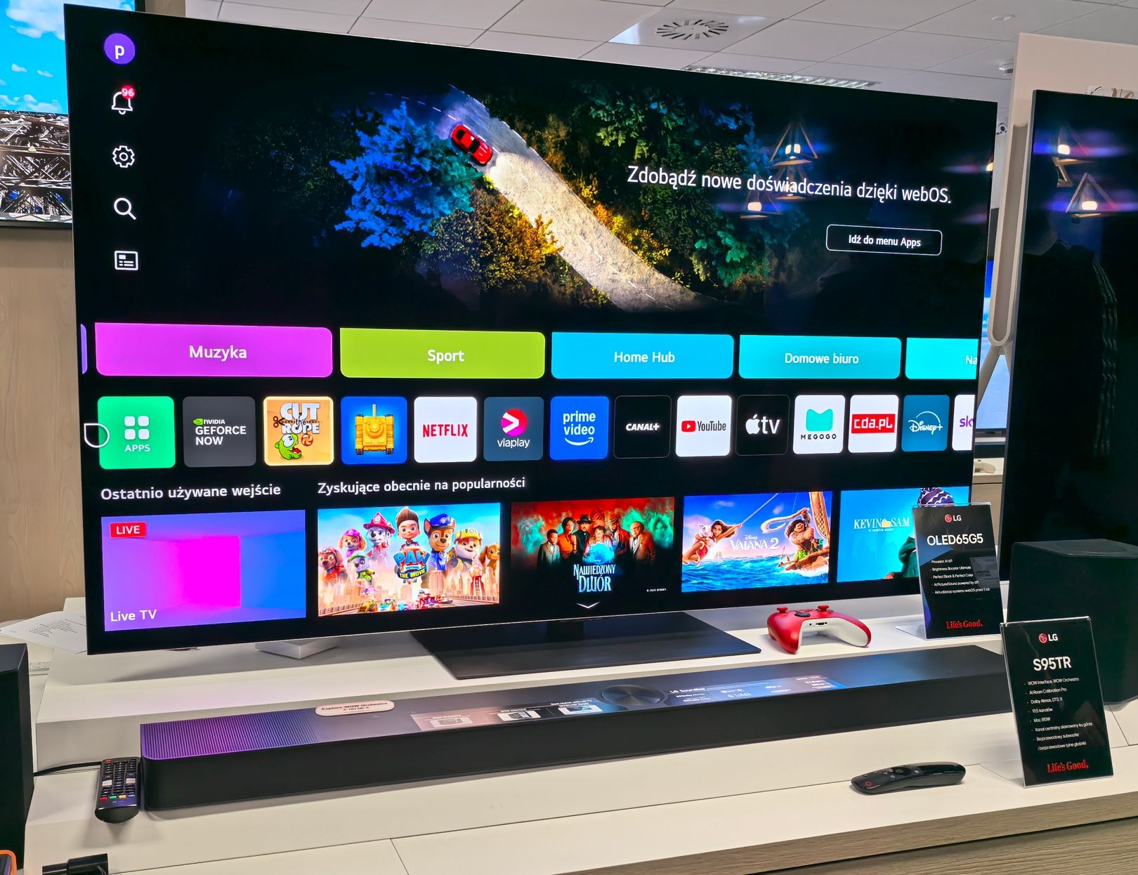 LG ekran główny