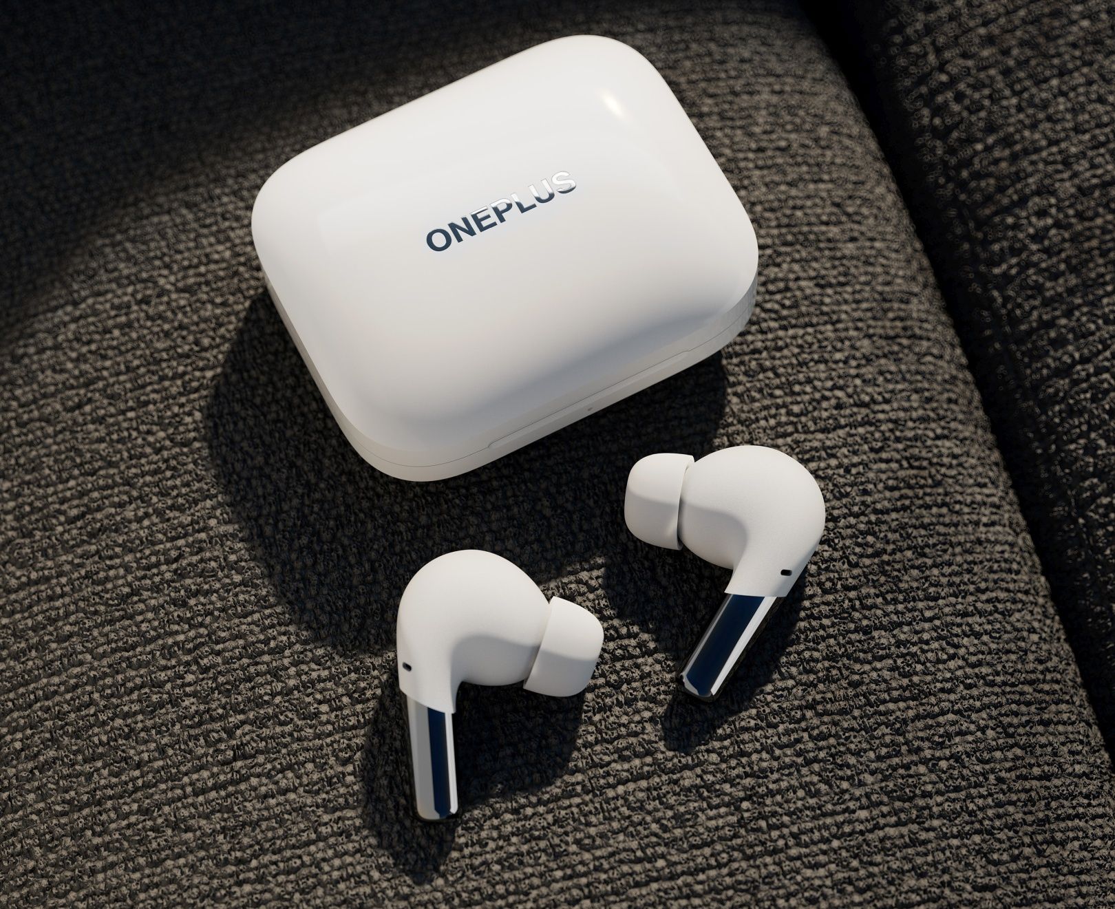 OnePlus Buds Pro i etui białe