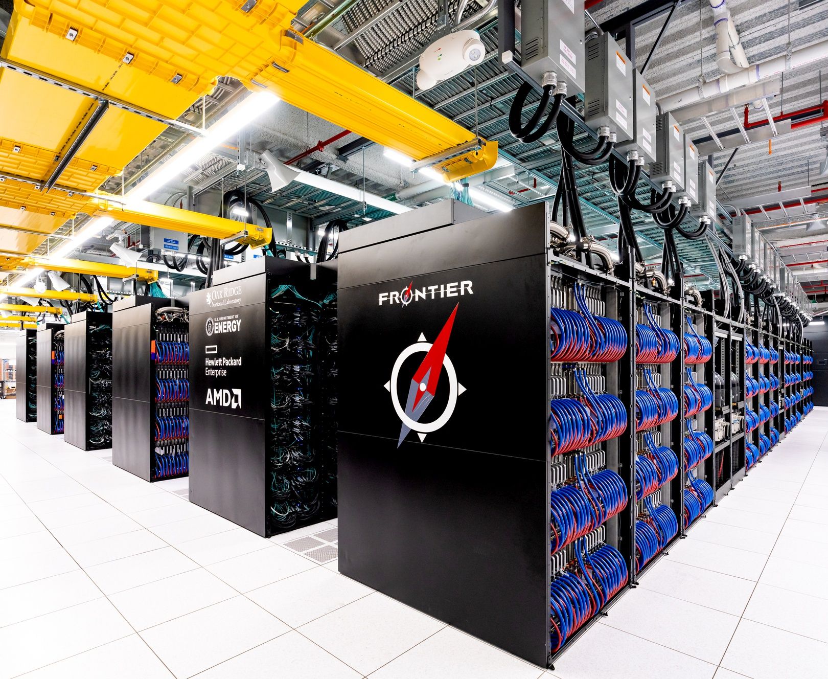 Frontier superkomputer AMD