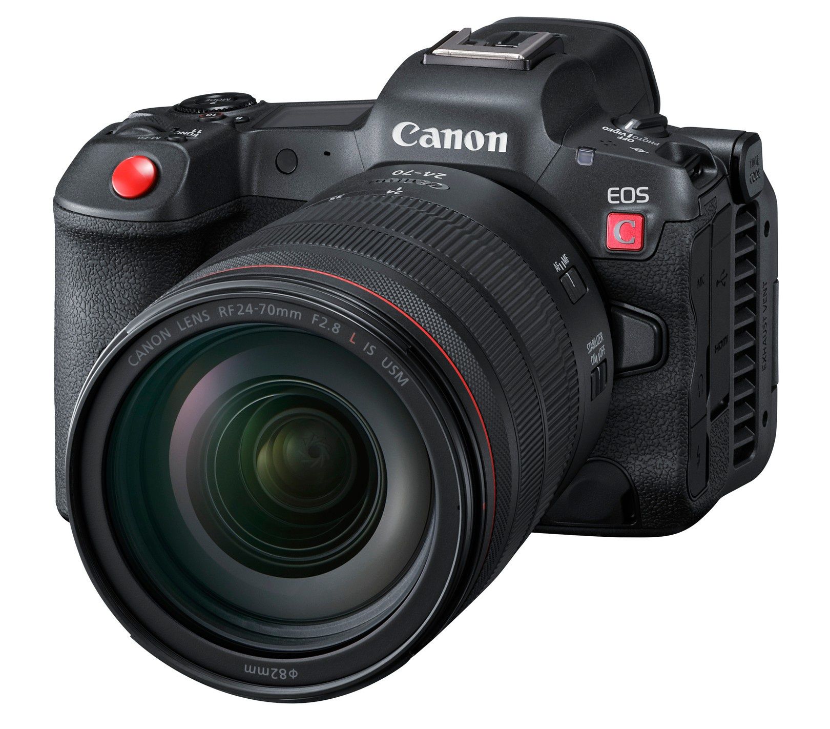 Canon EOS R5 C widok przód bok