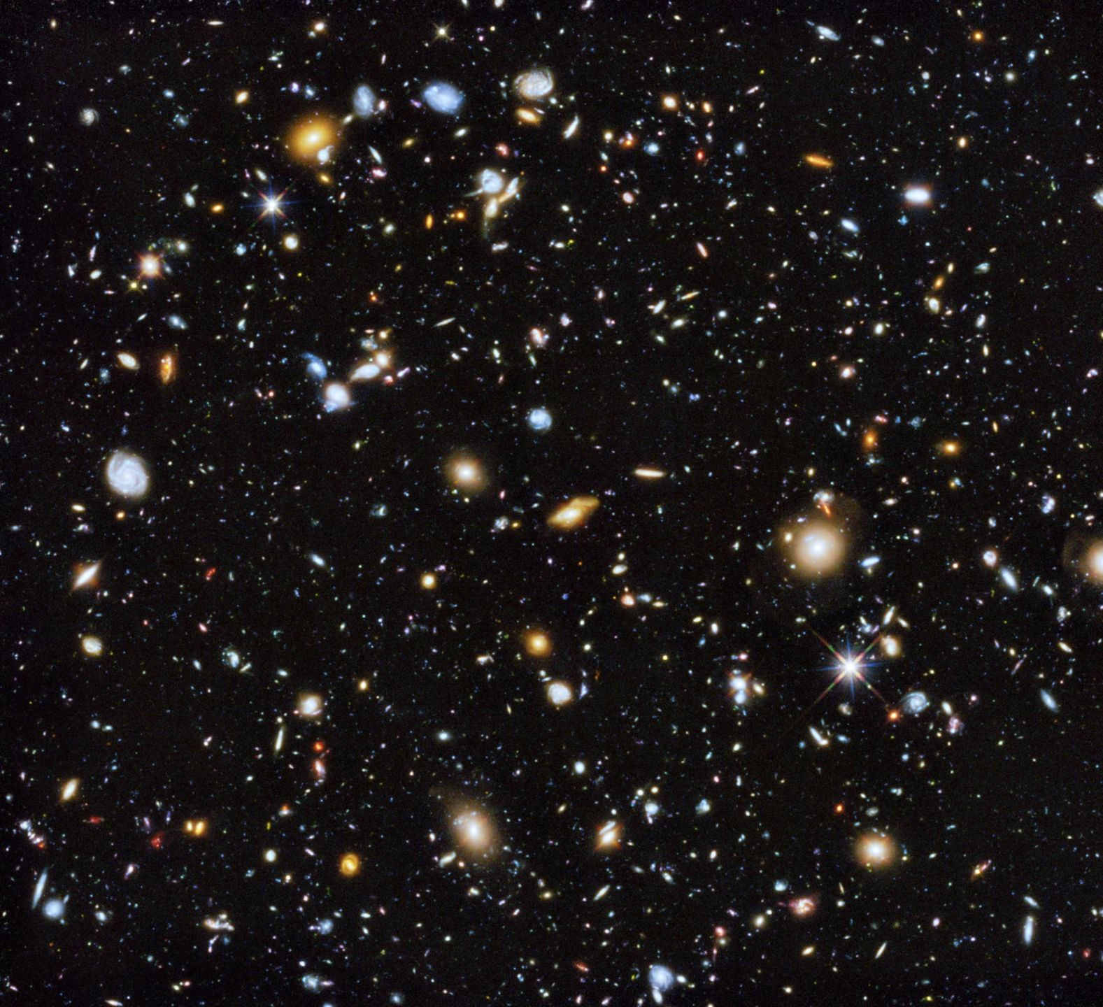 UV coverage of Ultra Deep Field
