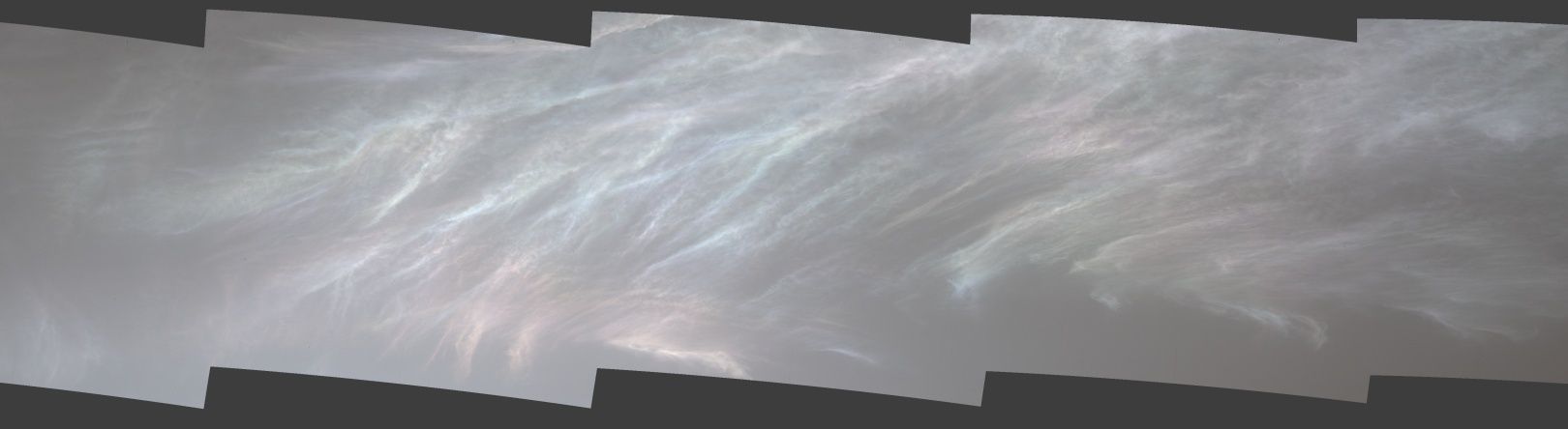 Mars obłoki iryzujące