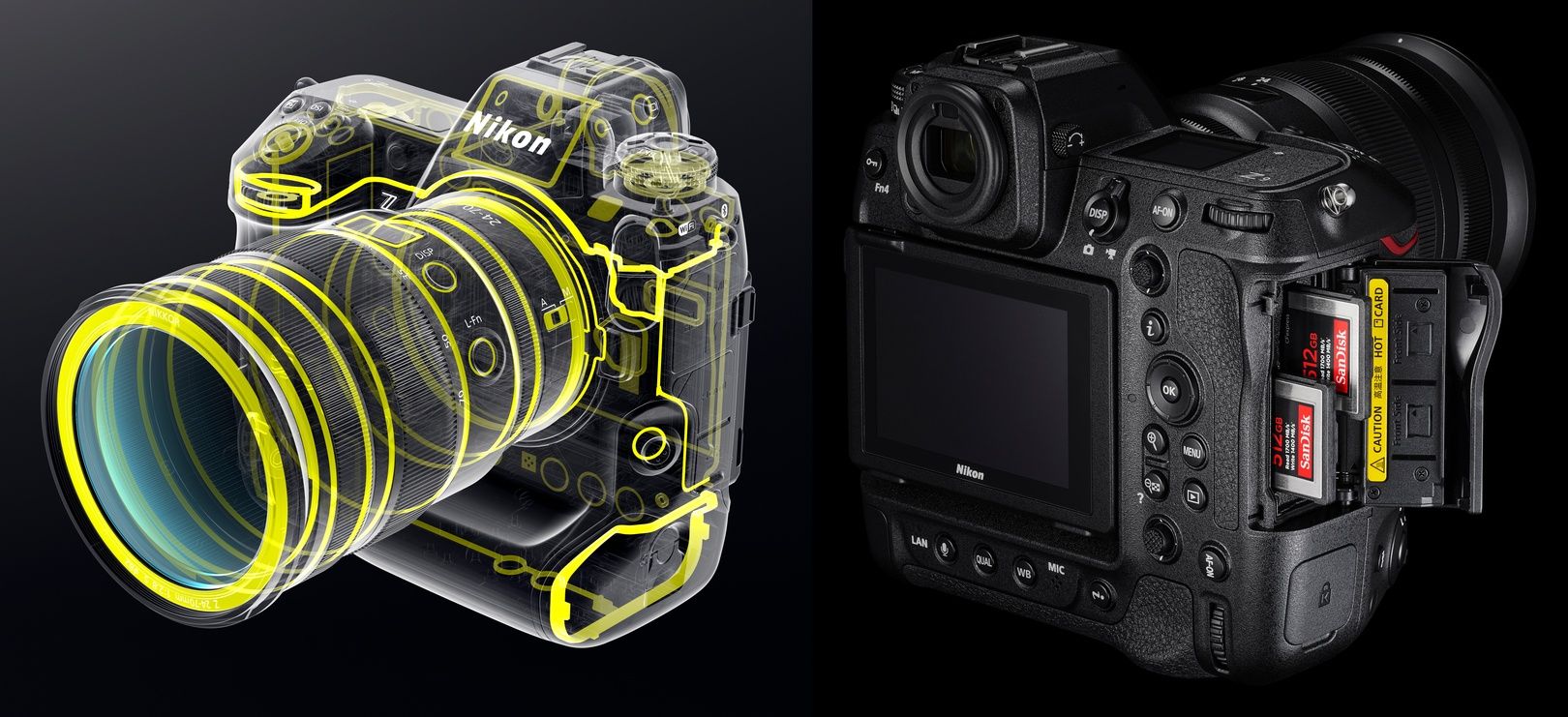 Nikon Z 9 uszczelnienia sloty