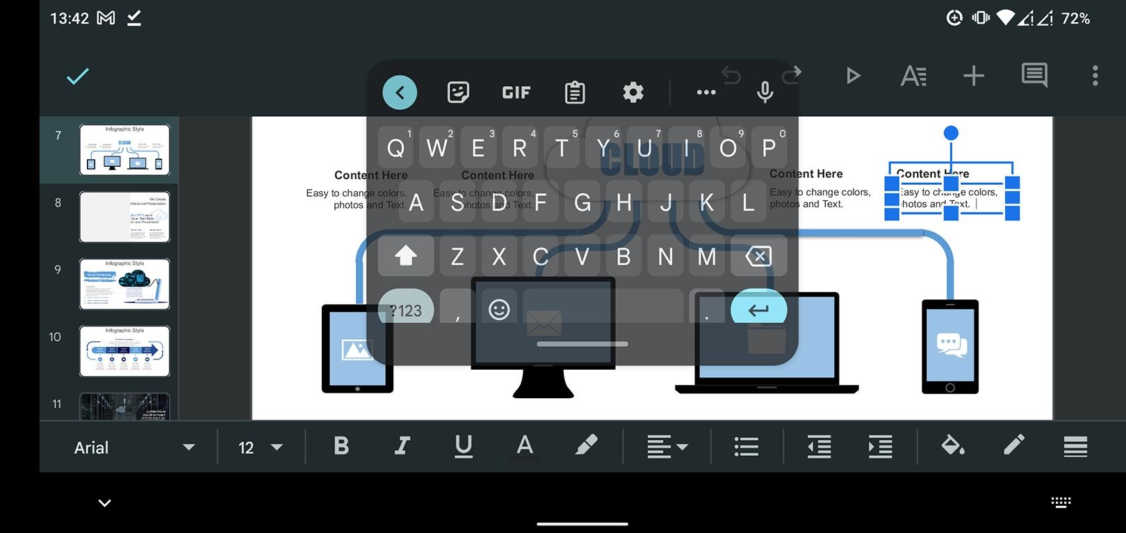 Edycja prezentacji PowerPoint na telefonie