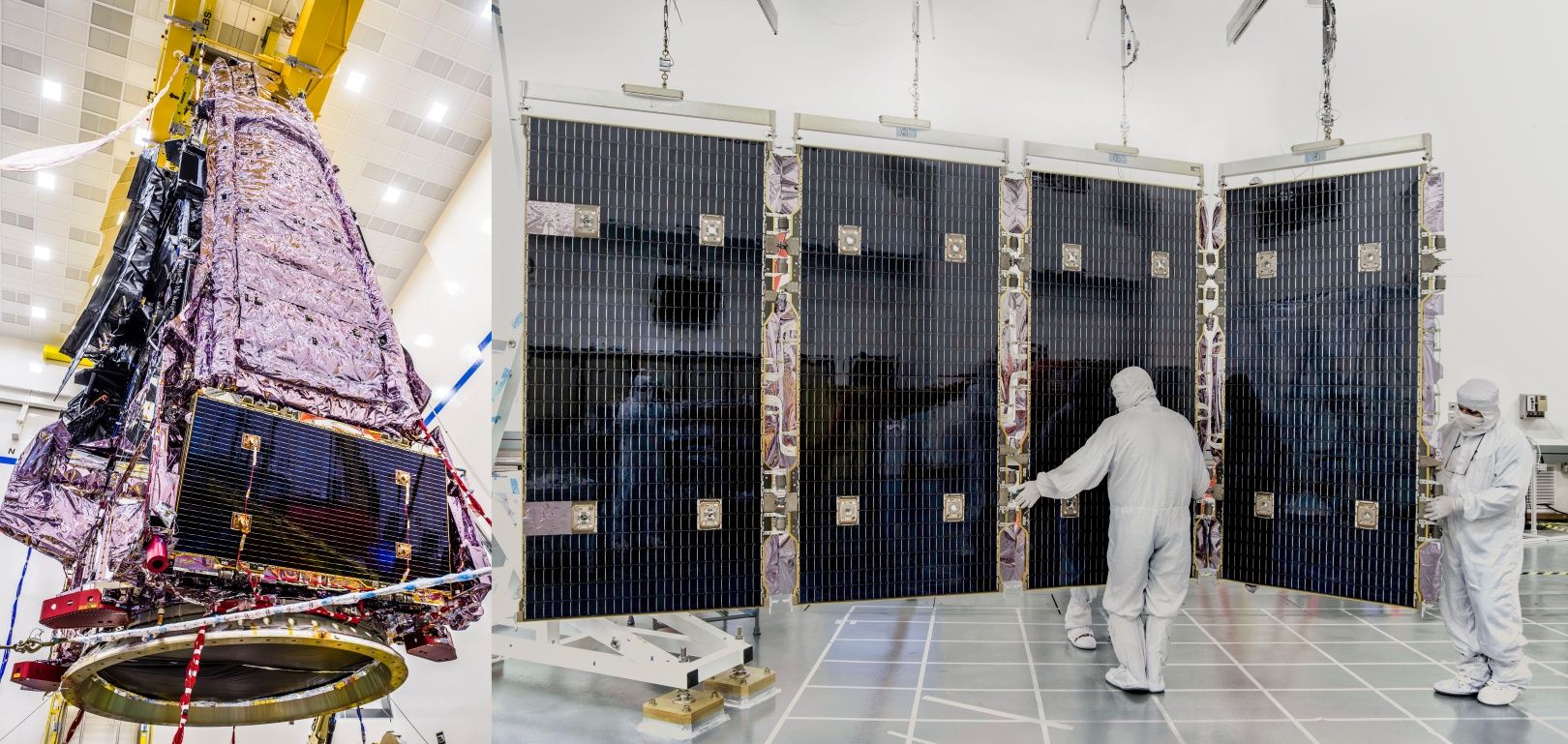 Panele słoneczne JWST