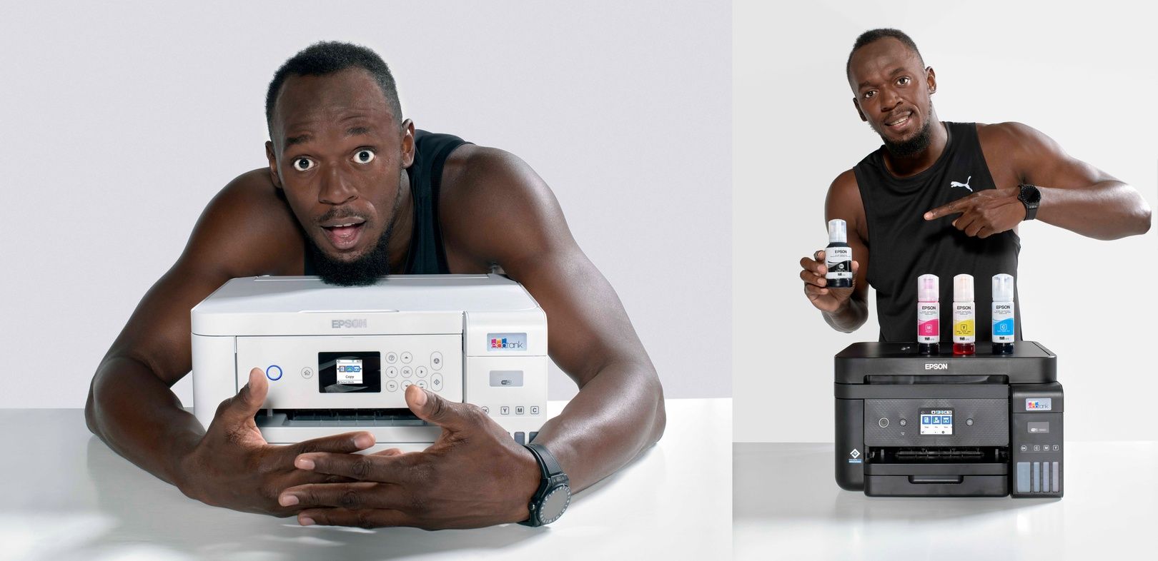 Usain Bolt drukarki Epson