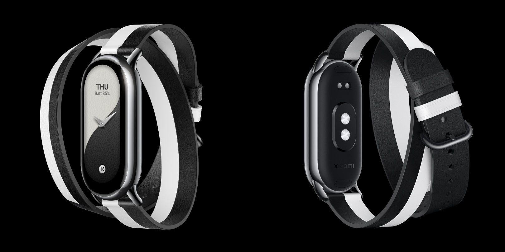 Xiaomi Smart Band 8 czarno biały