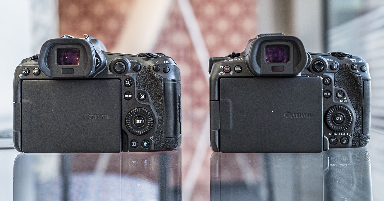 Canon EOS R5 i R5 C widok tył