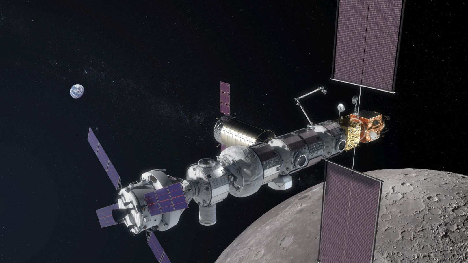 Wizualizacja Lunar Gateway