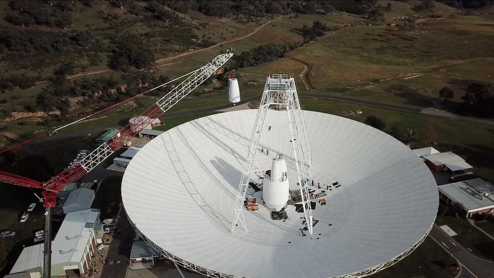Prace Canberra 70 m antena