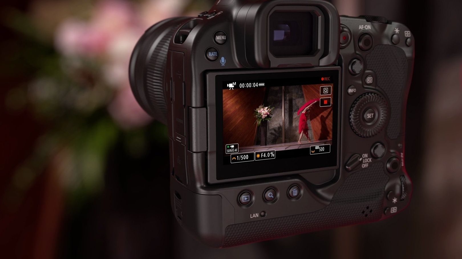 Canon EOS R3 filmowanie aparatem