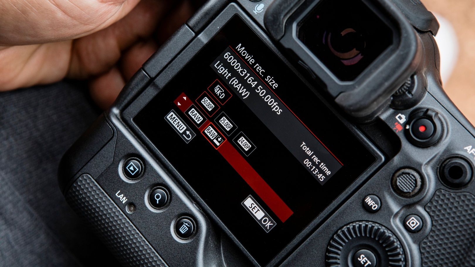 Canon EOS R3 filmowanie