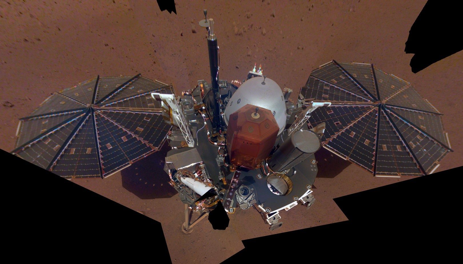 Mars Insight po lądowaniu
