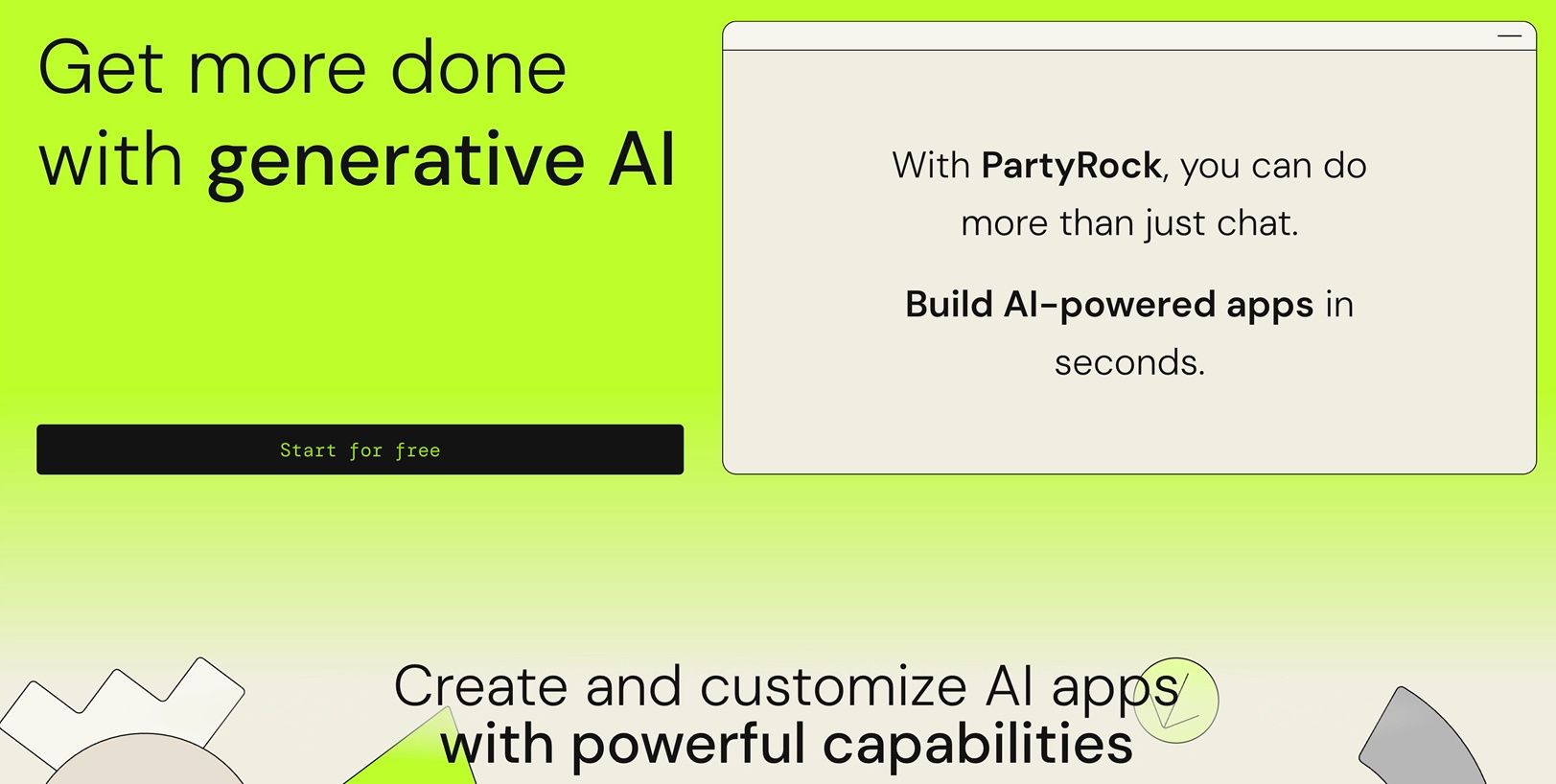 AWS PartyRock