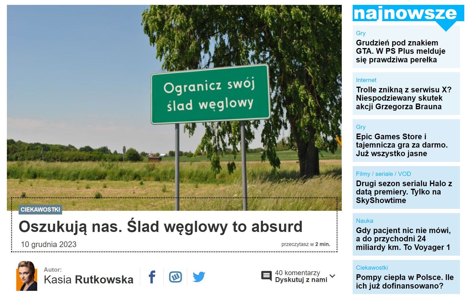 Ślad węglowy