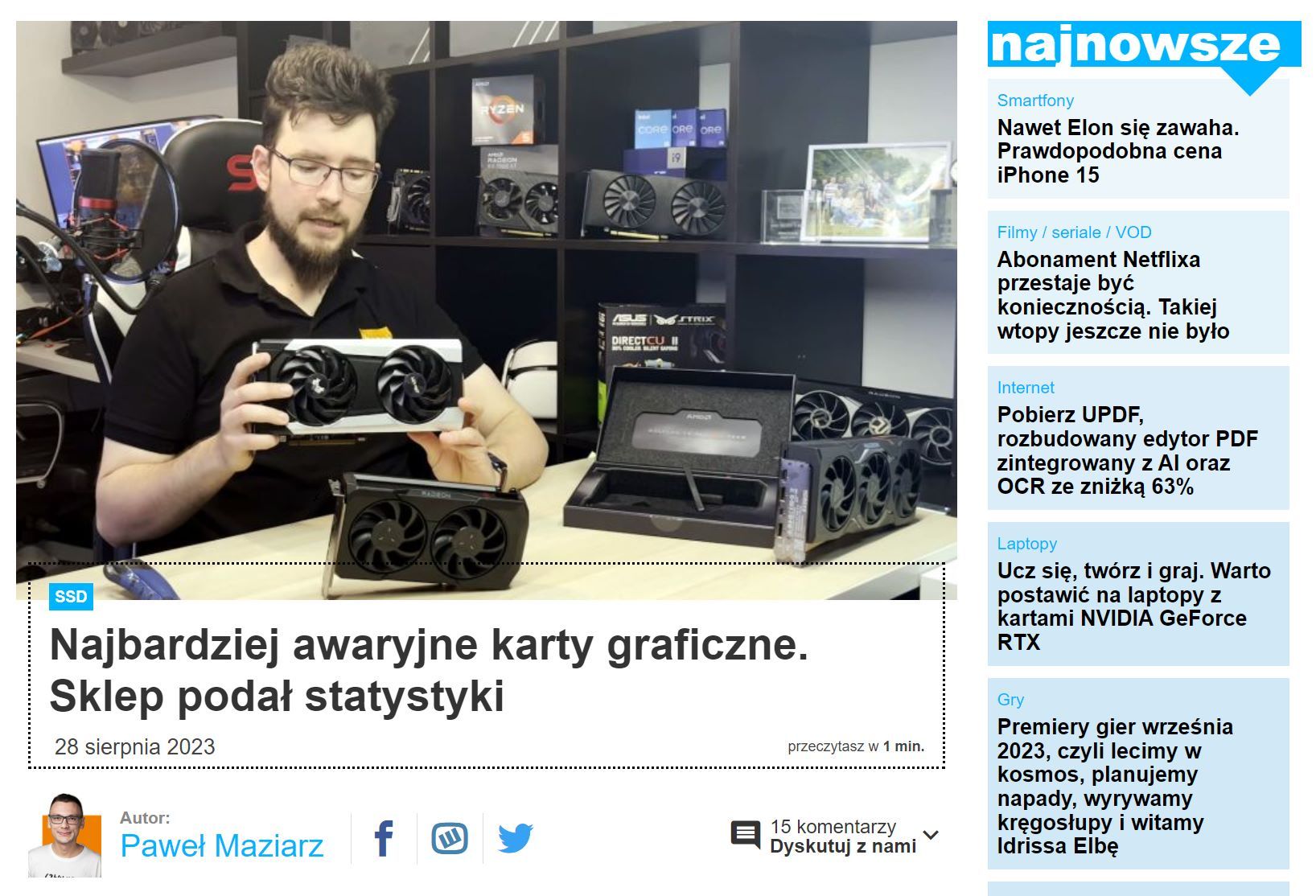 Najbardziej awaryjne karty graficzne
