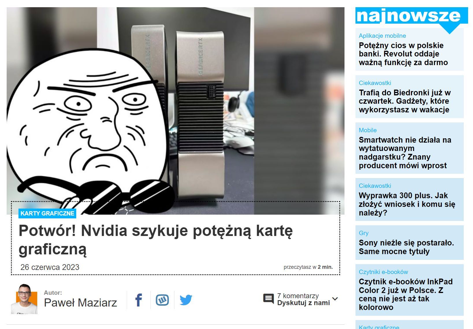 Wielka karta Nvidii