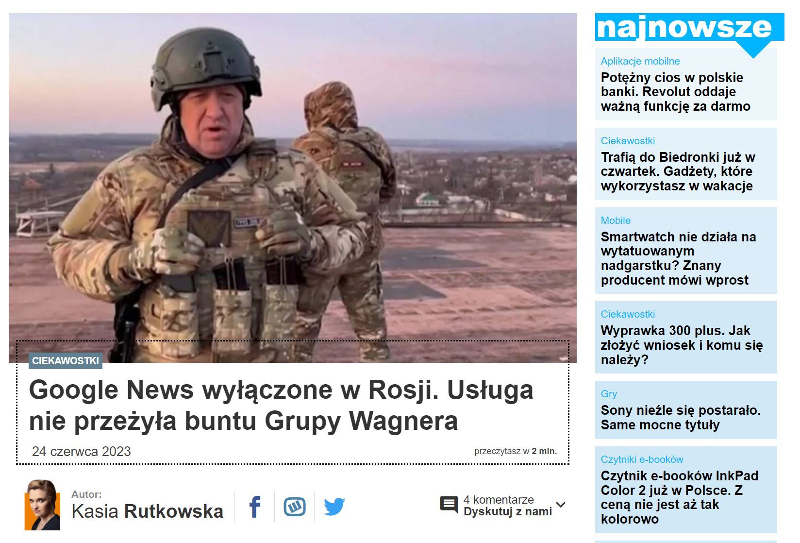 Google News Rosja