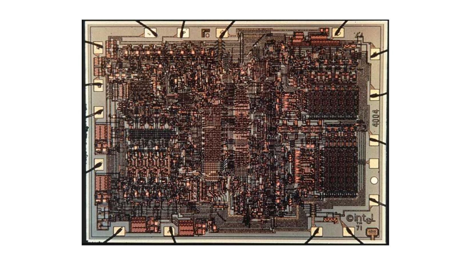 Intel 4004 - budowa procesora