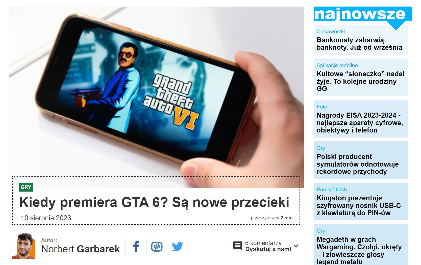 Premiera GTA 6