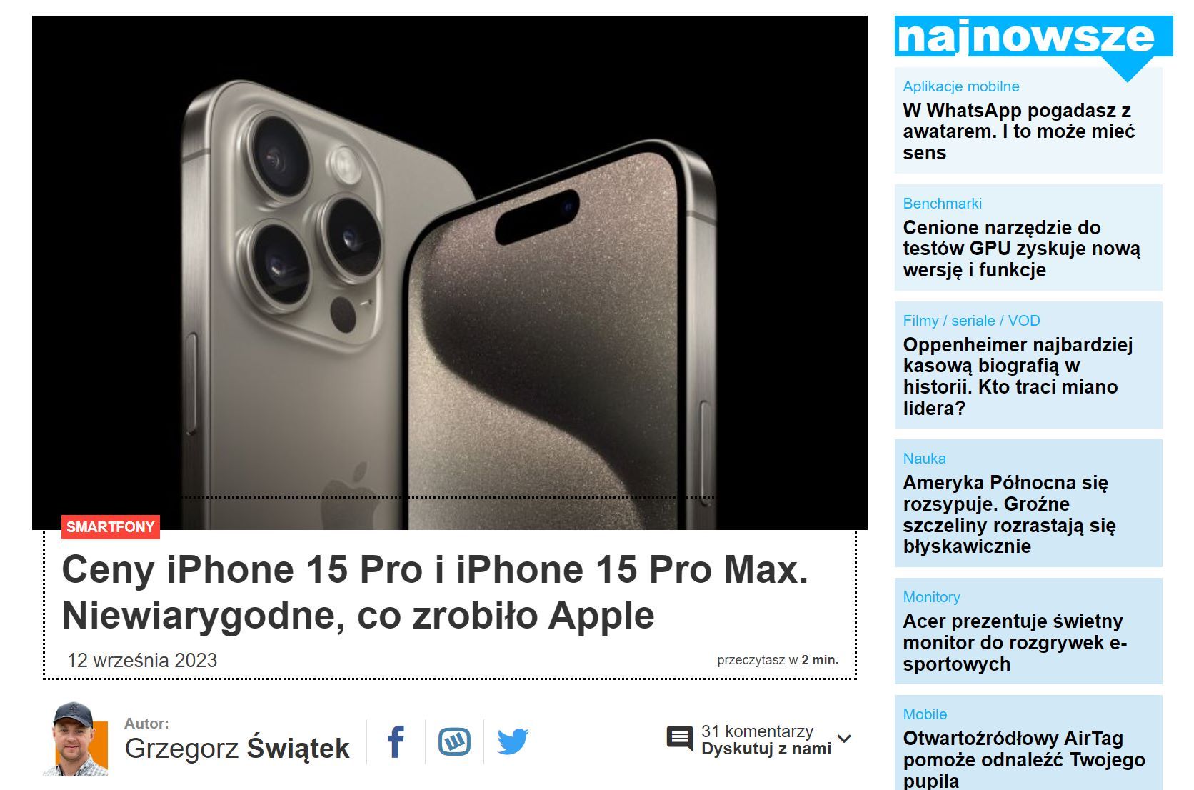 iPhone 15 Pro