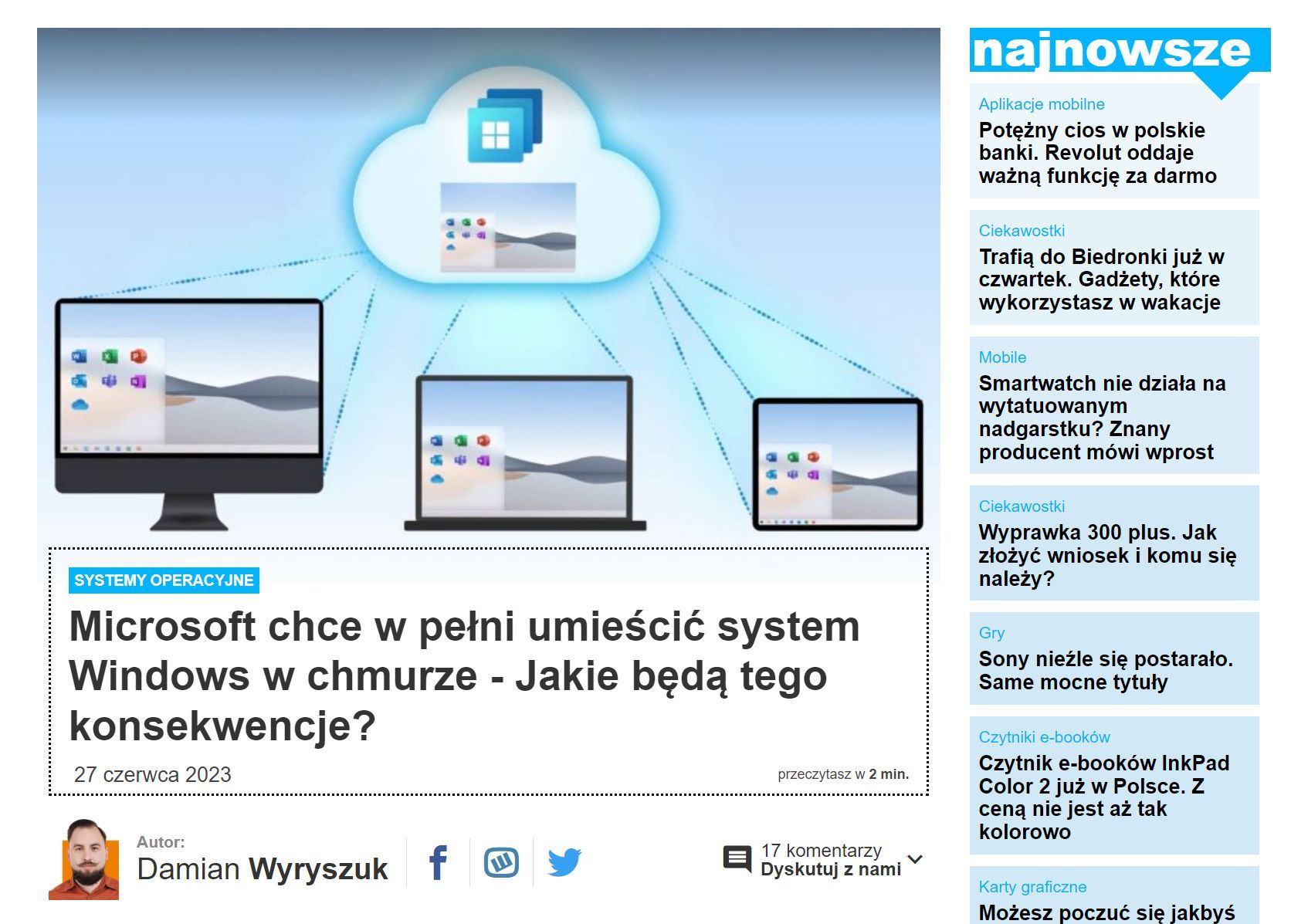 Windows w chmurze