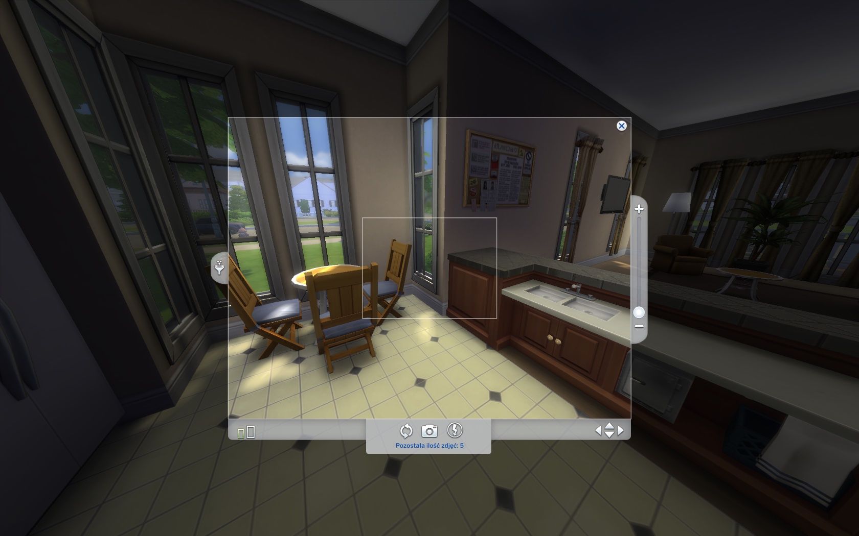 The Sims 4: Wystrój marzeń - robienie zdjęcia wnętrza