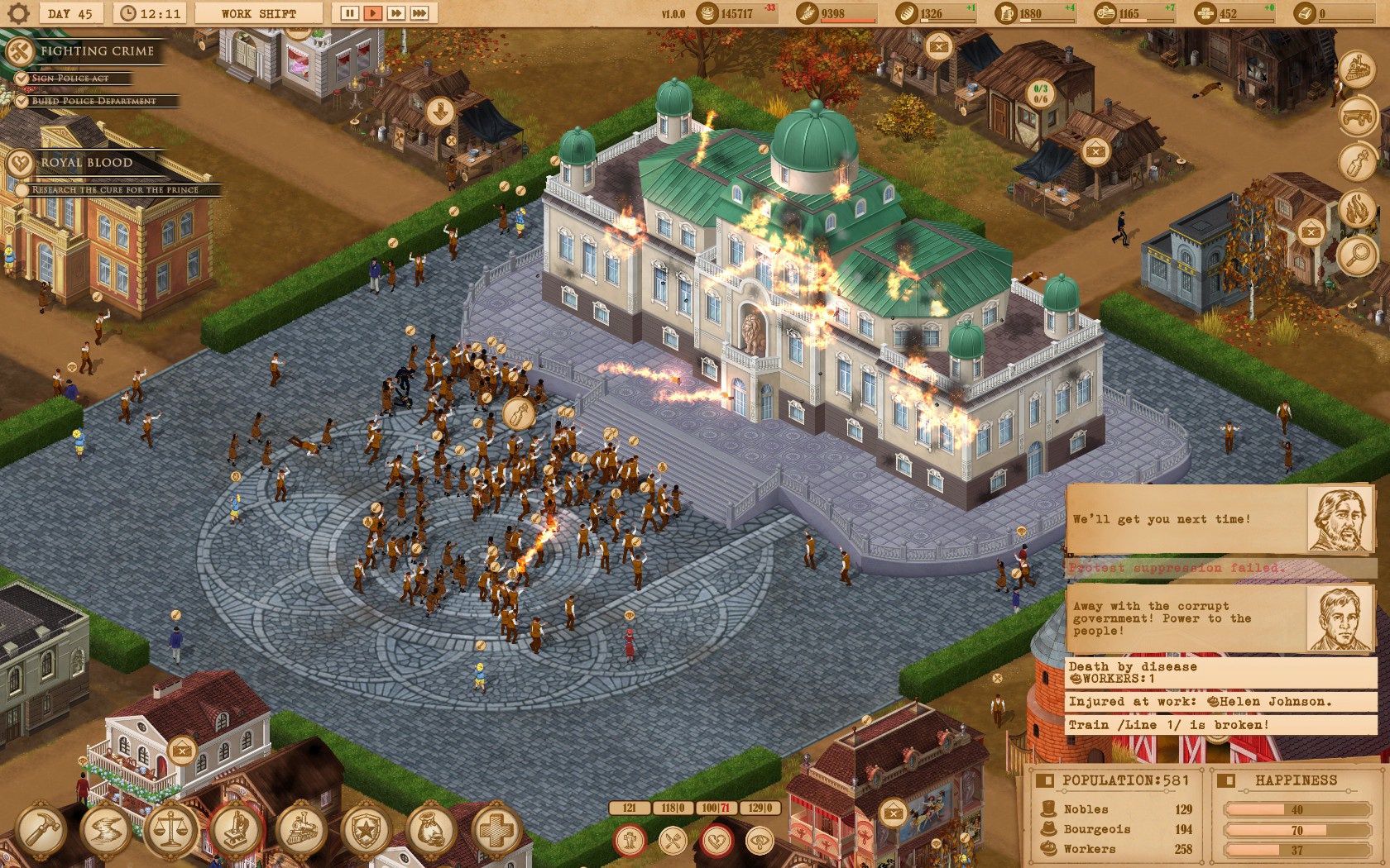 Kapital: Sparks of Revolution - gwałtowne prostesty