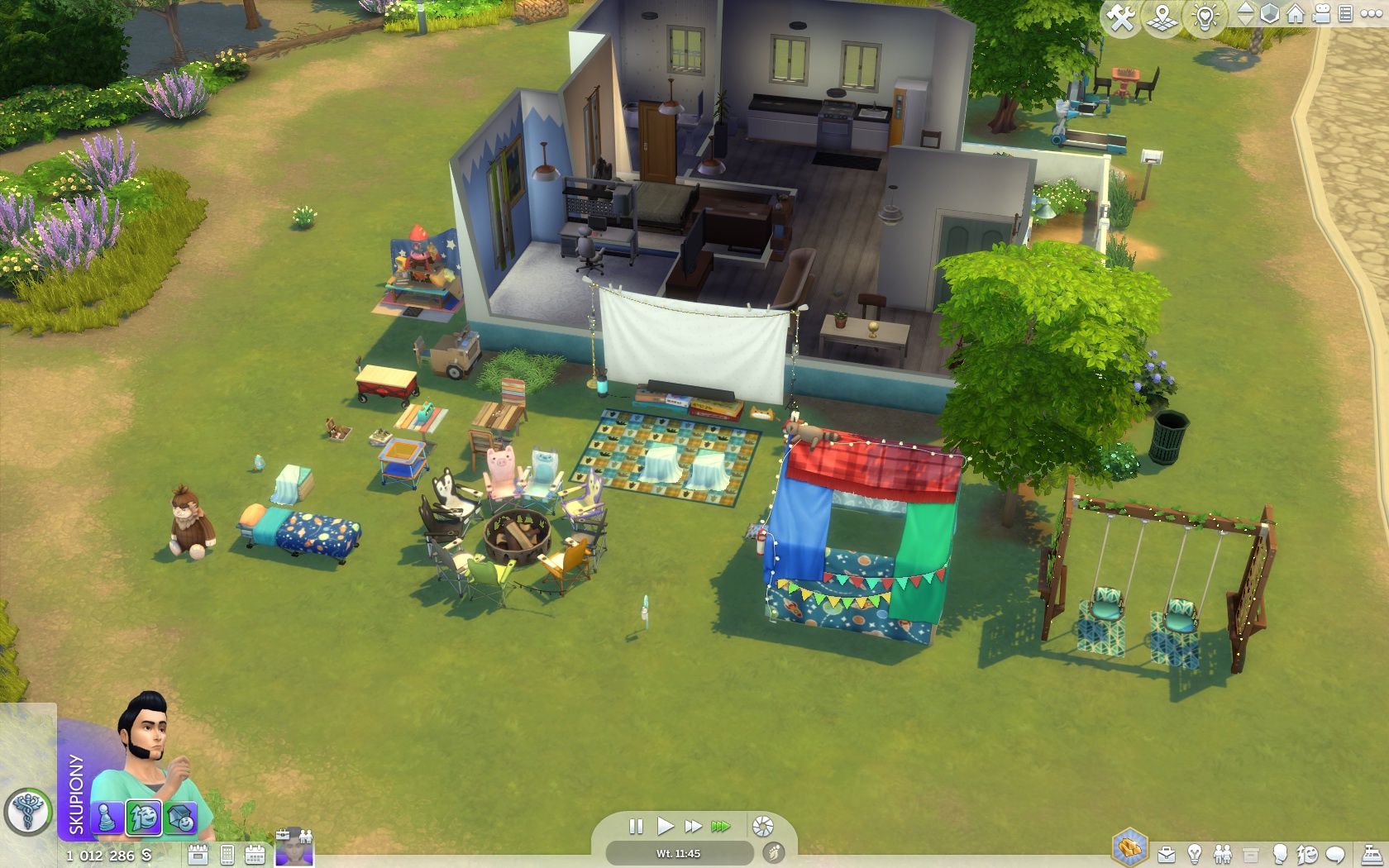 The Sims 4: Mali obozowicze - impreza ogrodowa