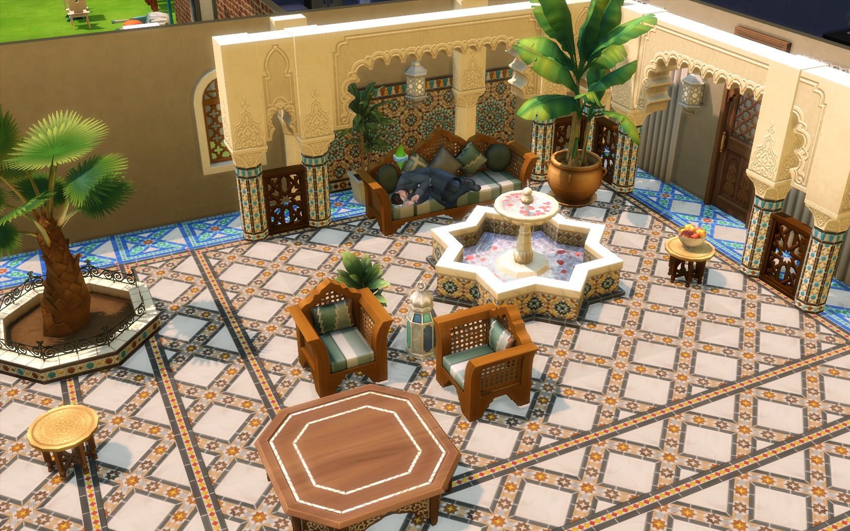 The Sims 4: Oaza na patio - miejsce do wypoczynku