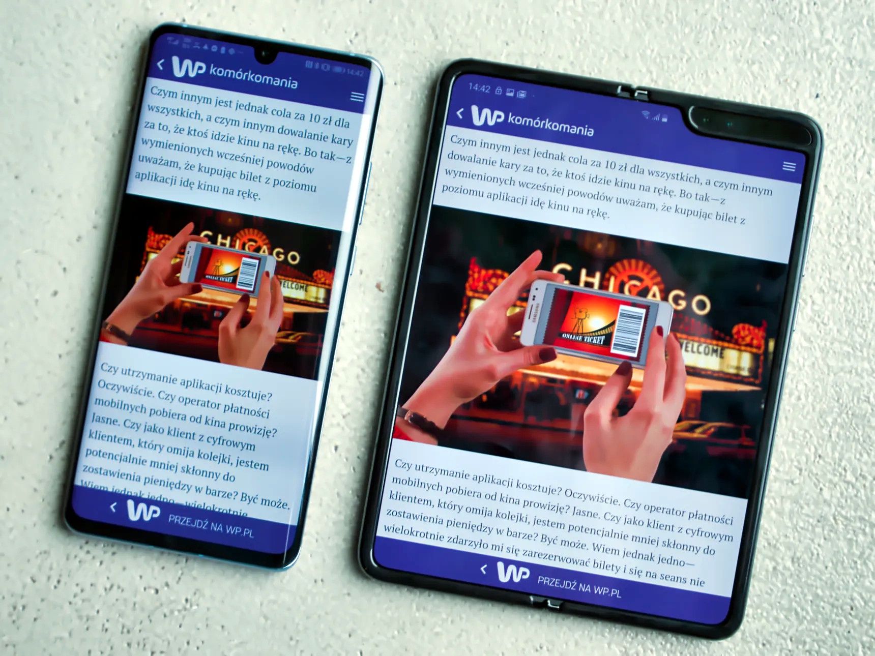 Huawei Mate 20 Pro i Samsung Galaxy Fold