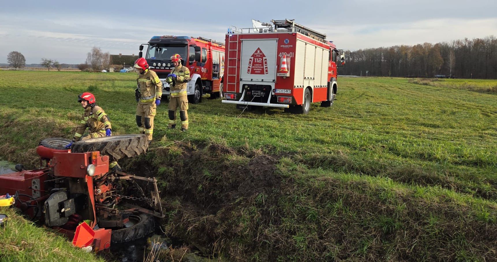 Wypadek w Brzekińcu