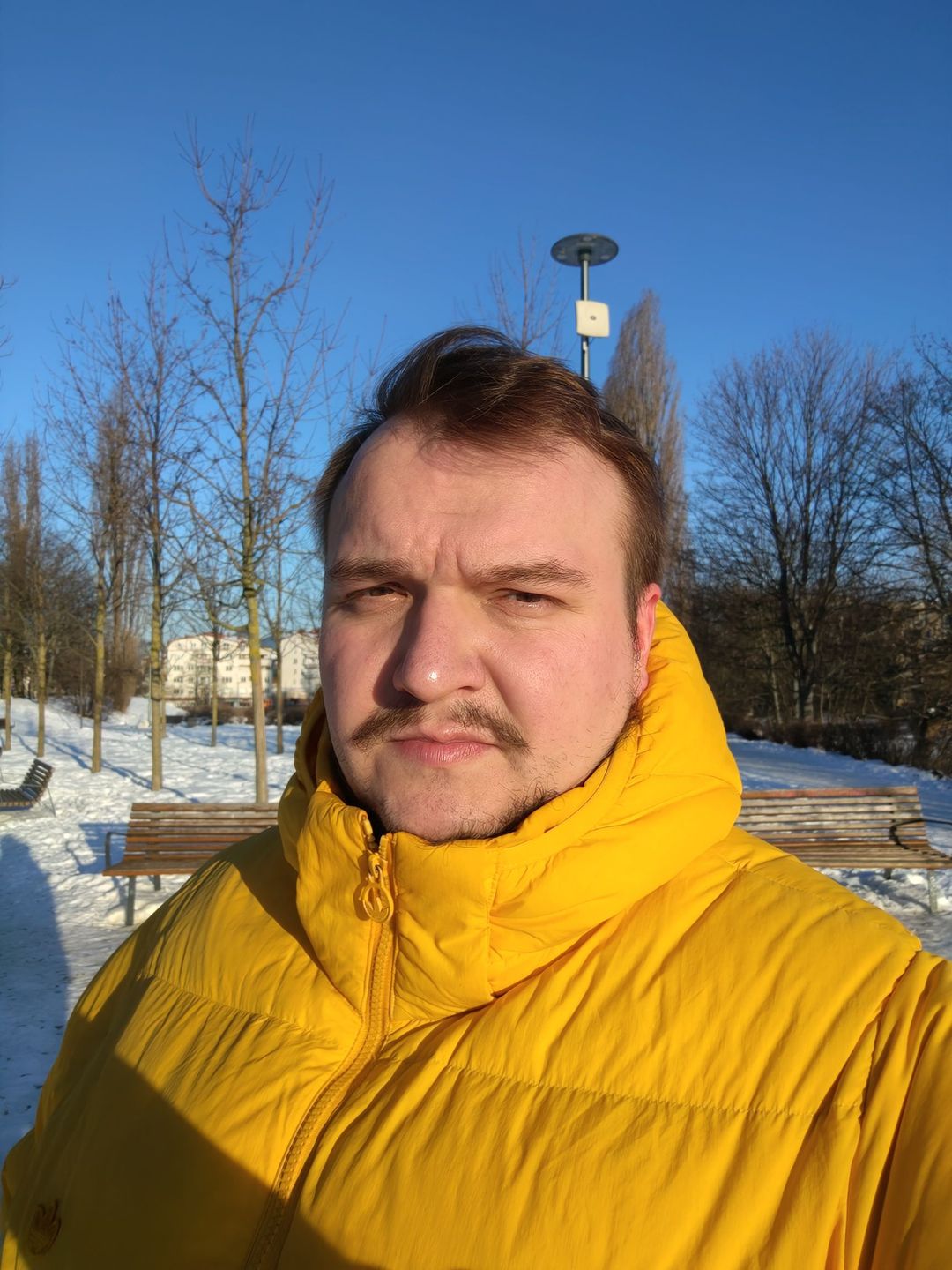 Zdjęciw z przedniego aparatu Honor Magic 8 Lite
