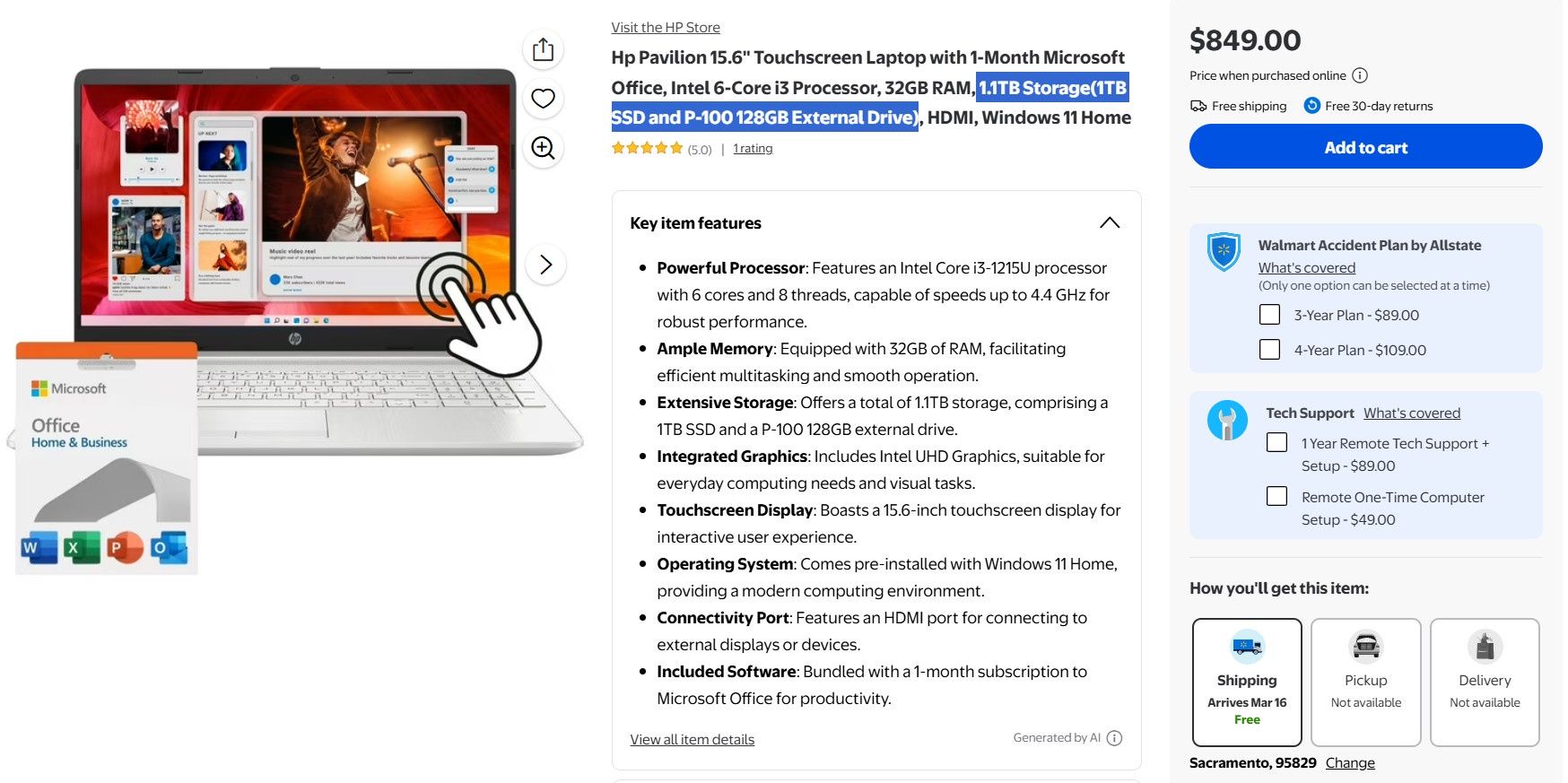 HP laptop