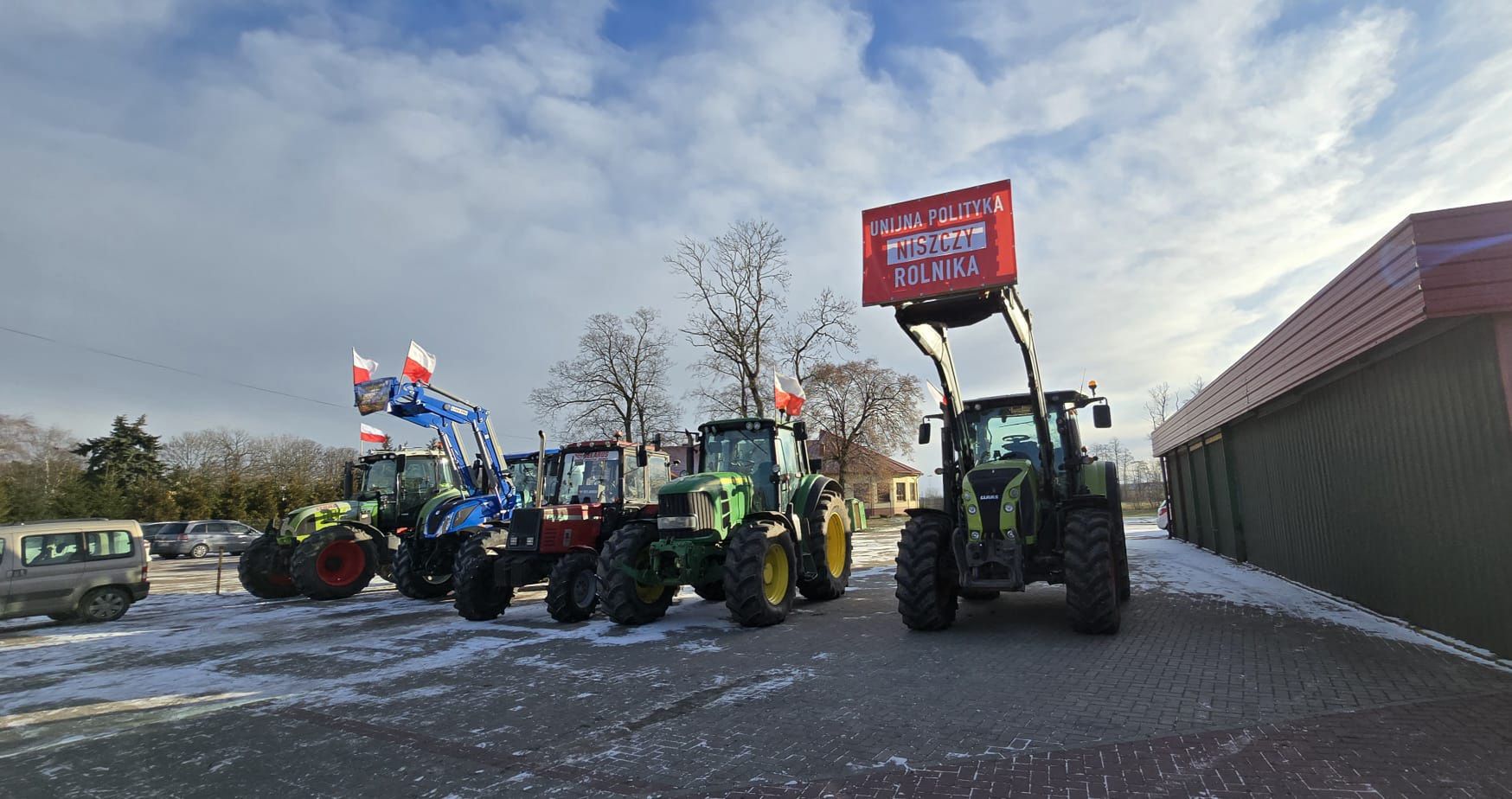 Protest rolników w Bielsku 