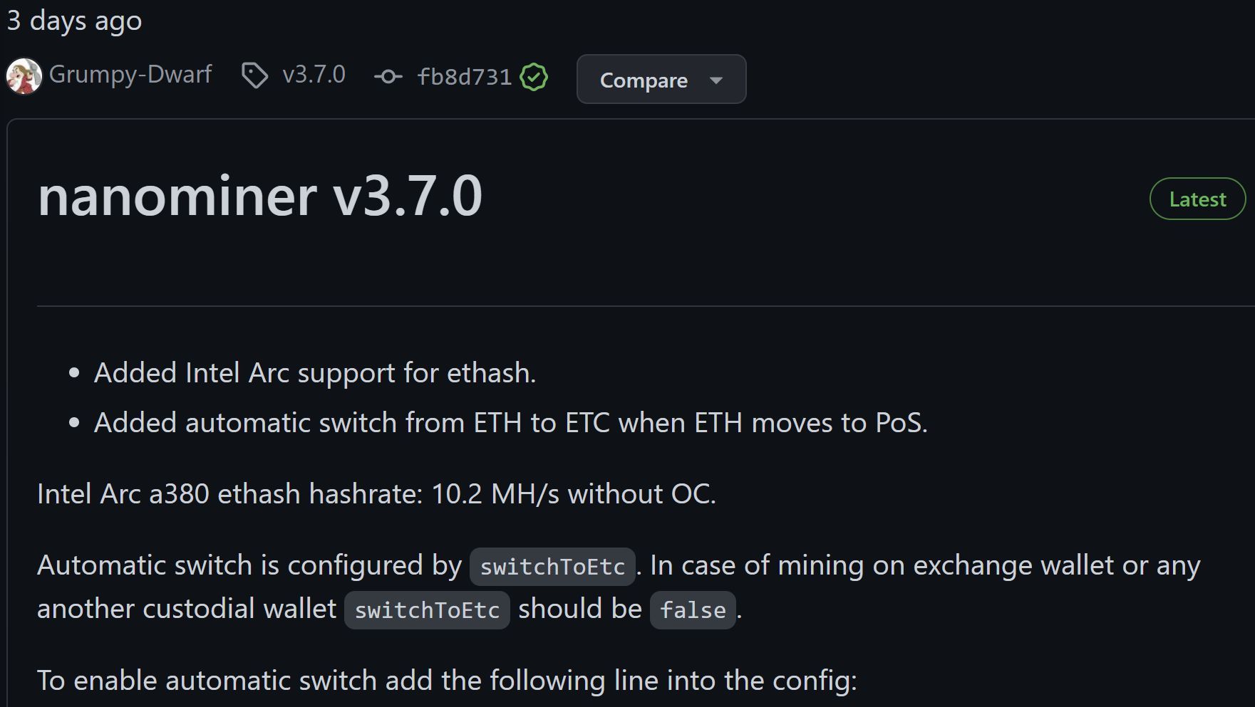 Nanominer 3.7.0