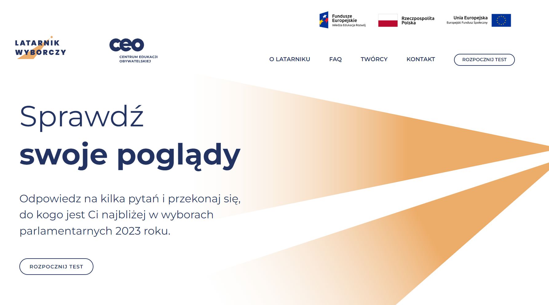 Latarnik Wyborczy - strona do sprawdzenia, na kogo głosować