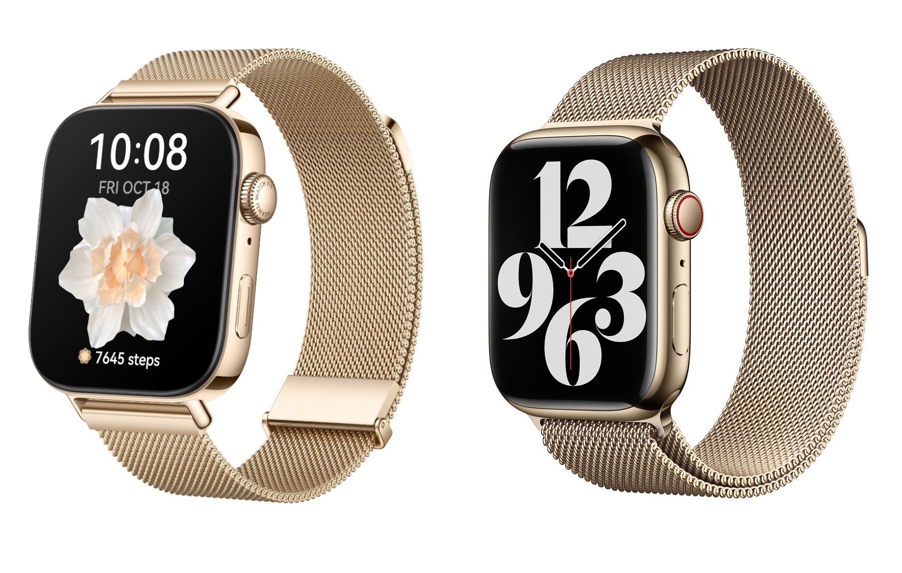 Huawei Watch Fit 3 Elegant i Apple Watch 9
