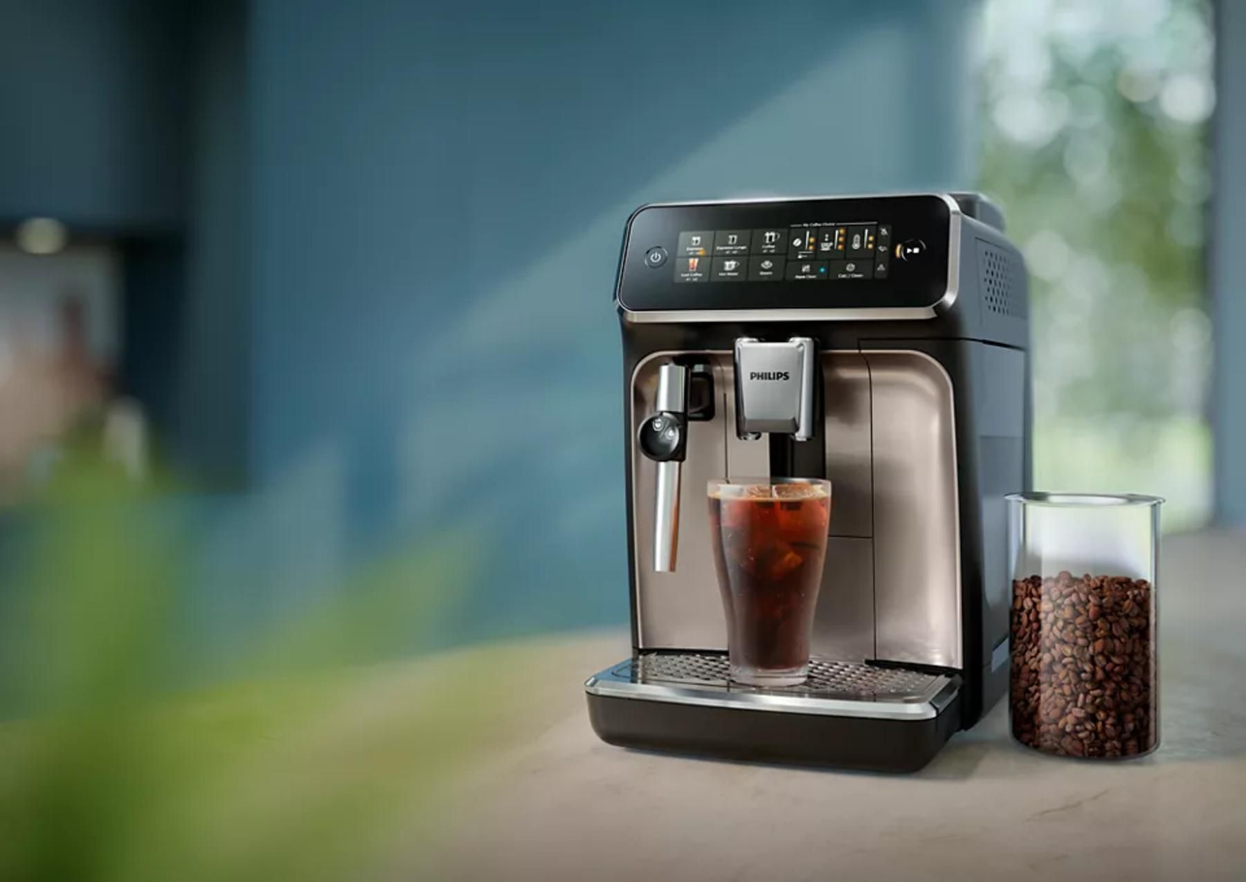 EKspres Philips z opcją zimnej kawy