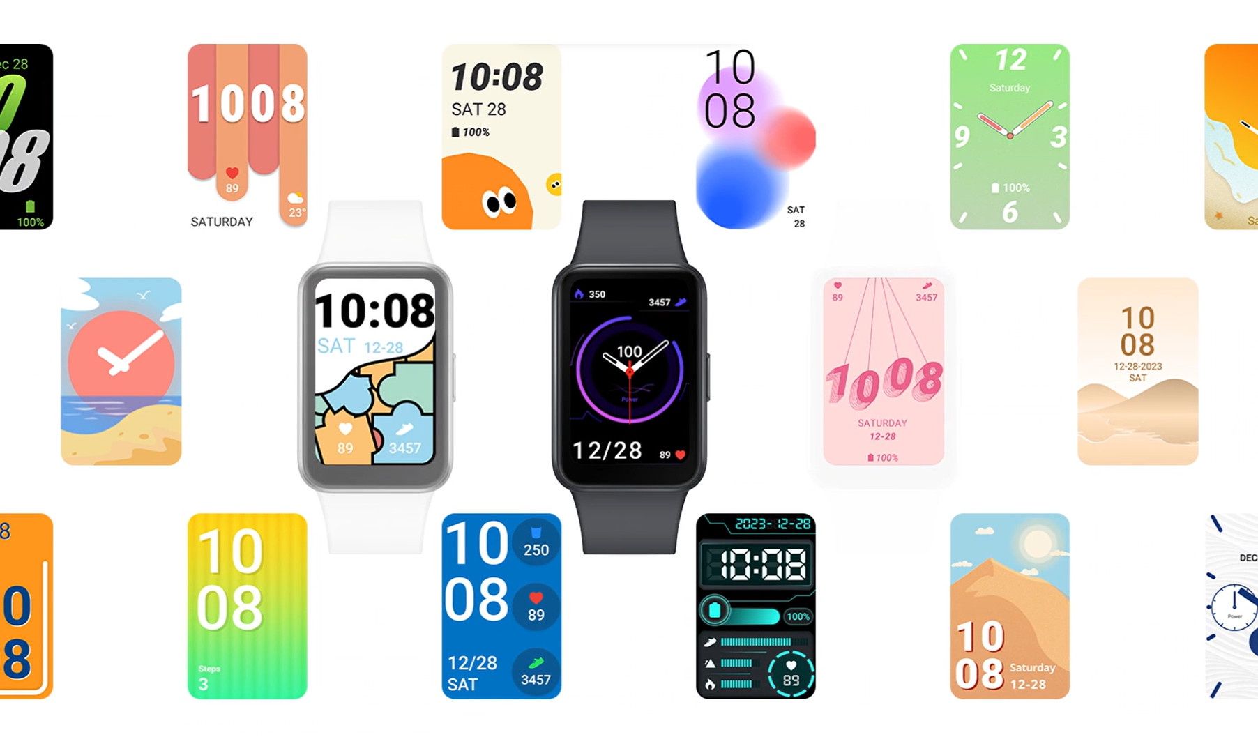 Samsung Galaxy Fit 3 - tarcze zegara