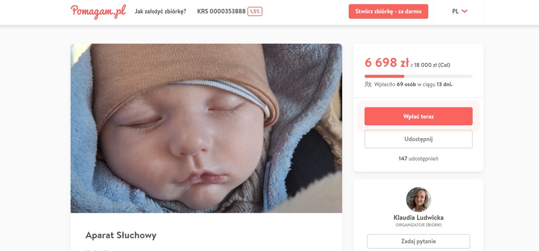 Pomóżmy maluszkowi