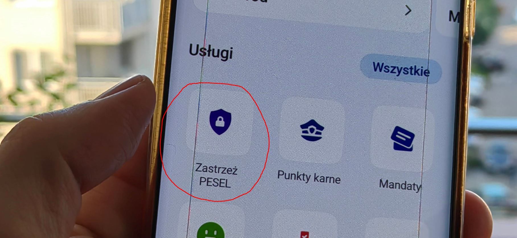 zastrzez PESEL w aplikacji mObywatel