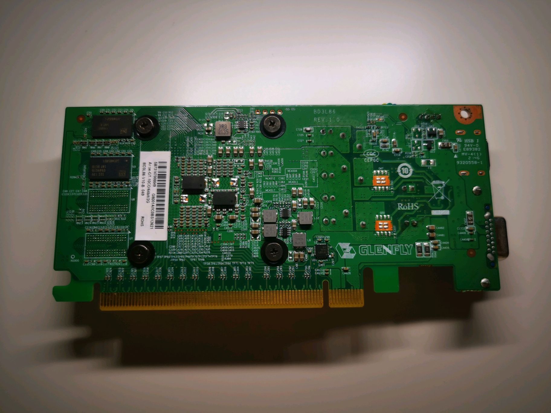 Zhaoxin Glenfly Arise GT10C0