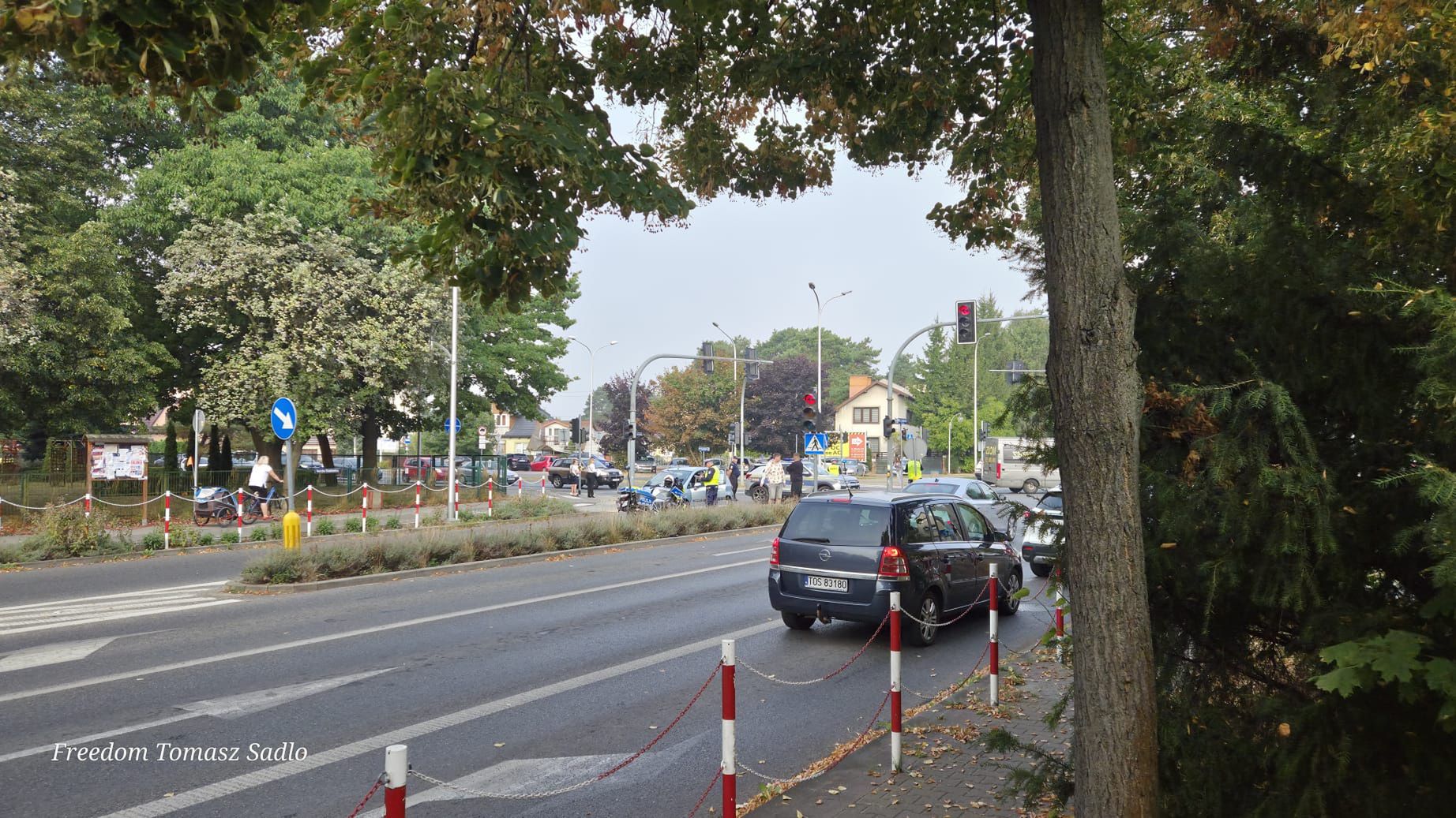 Wypadek na skrzyżowaniu Żeromskiego z Sienkiewicza