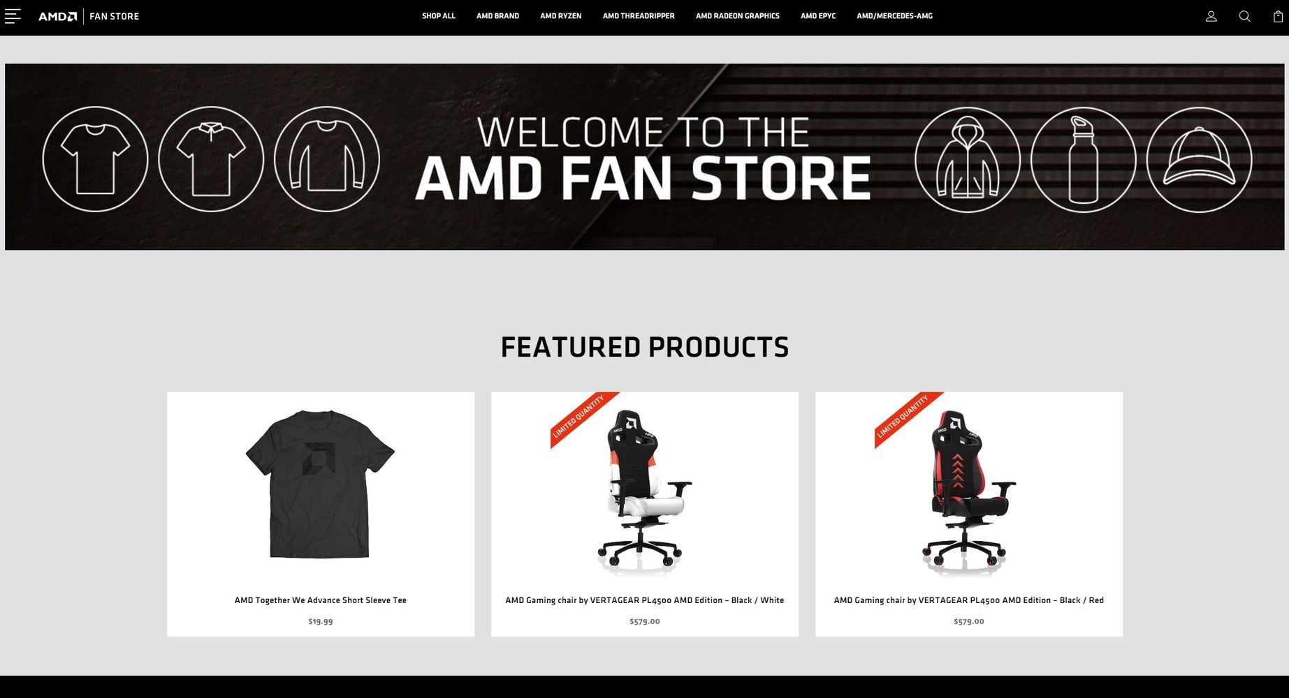 AMD Fan Store - strona główna